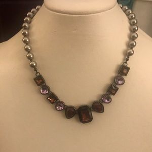 Kenneth Cole Jeweled and Beaded Statement Necklace